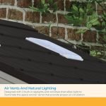 BMS6312D Everett 6' X 3' Heavy-Duty Resin Outdoor Pad-Lockable Double Doors and Windows All-Weather Shed for Yard Storag