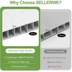 5X3 FT Outdoor Storage Shed, Waterproof Thicker Small Resin Shed with Floor & Lockable Door & Window & Vents, Plastic Tool Sheds