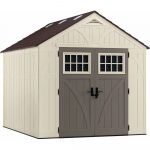 8' X 10' Heavy-Duty Resin Tremont Storage Shed, Sand