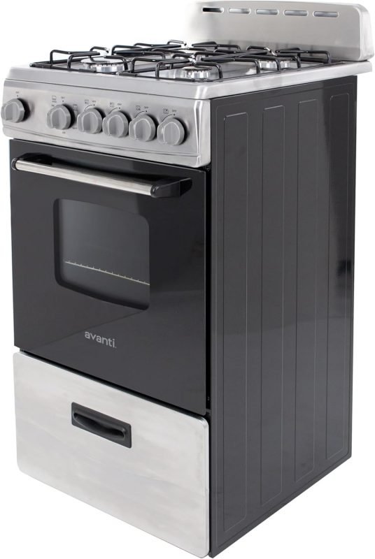 Avanti GR2013CSS 20″ Freestanding Gas Range image 0