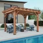 Backyard Discovery 10′ x 12′ Cedar Pergola image 0