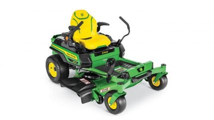 60V 42” Electric CrossoverZ Zero Turn Mower with (6) 8 Ah Batteries and (3) Dual Port Turbo Chargers image 0