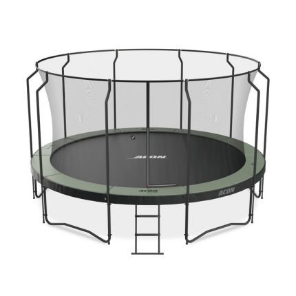 Acon Air 15ft Round Trampoline with Premium Net and Ladder image 0