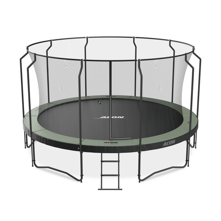Acon Air 15ft Round Trampoline with Premium Net and Ladder image 0