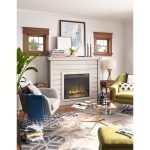 Alaya Wall Mounted Electric Fireplace Sand & Stable Finish image 9