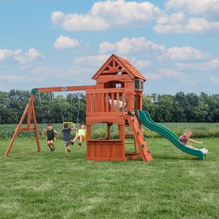 Backyard Discovery Atlantis Wooden Swing Set image 0