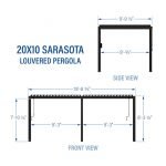 Backyard Discovery Sarasota Louvered Pergola image 4