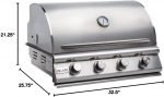 Blaze 32 In. 4 Burner Prelude LBM Gas Grill image 6