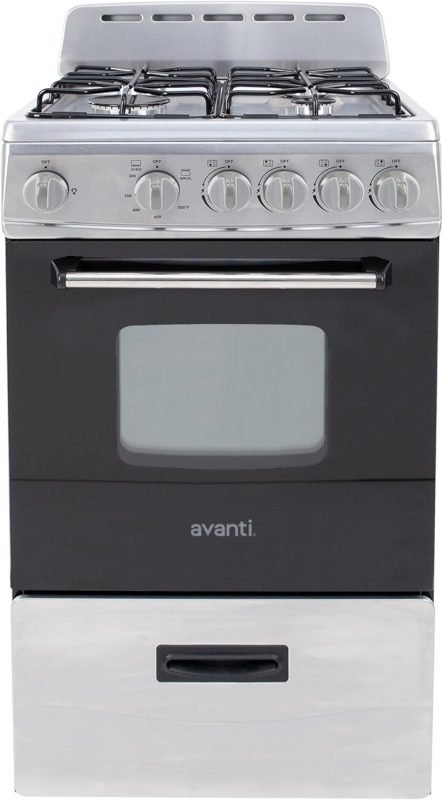 Avanti GR2013CSS 20″ Freestanding Gas Range image 1