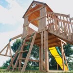 Backyard Discovery Malibu Cedar Swing Set image 1