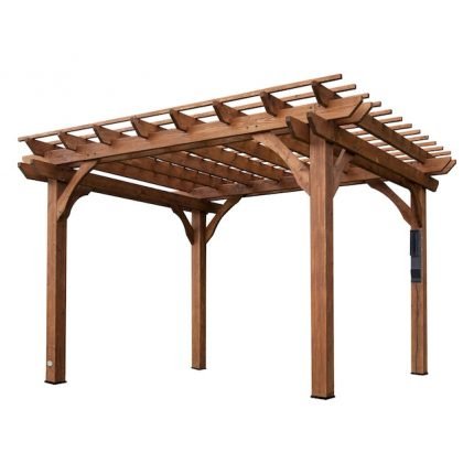 Backyard Discovery 10′ x 12′ Cedar Pergola image 1