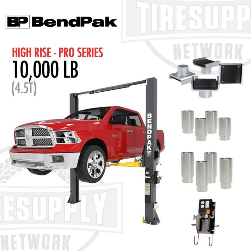 BendPak Pro-Series 10APX High-Rise Two Post Car Lift image 0