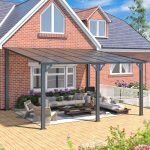 Aecojoy 14×12 ft Aluminum Pergola with Canopy image 3