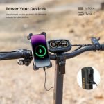 Ausom L2 Max 2000W Dual Motor Electric Scooter for Adults, 56 Miles Max Range Folding Off Road E Scooter, 31 Mph Top Speed,48V 20.8Ah Battery, E-ABS and Dual Disc Brakes, All-Round Lighting System image 6