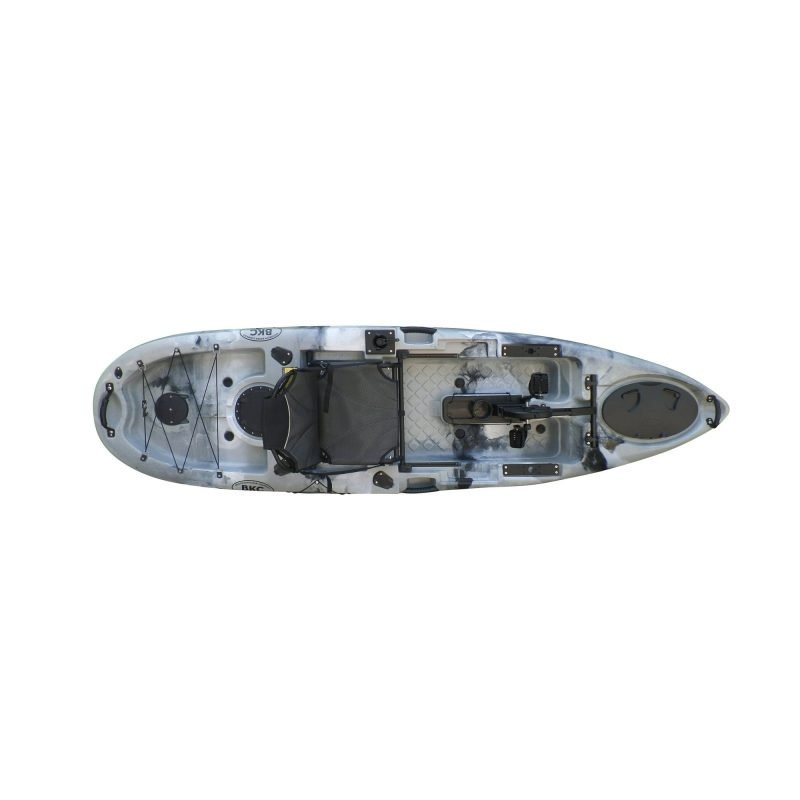 BKC PK11 10.6′ Single Propeller Pedal Drive Fishing Kayak image 1