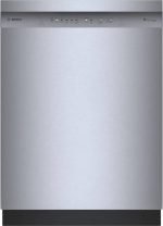 Bosch SHE41CM5N 300 Series 24″ Dishwasher 48 db – Recessed Handle, Stainless Steel image 0