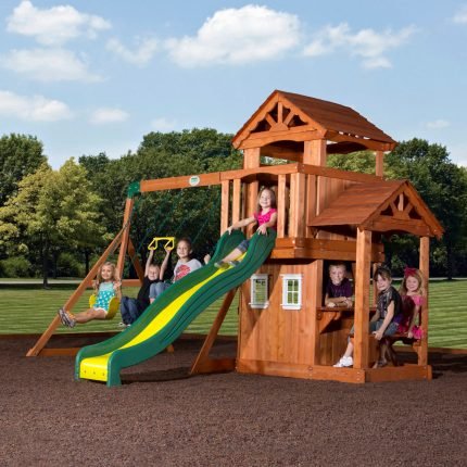Backyard Discovery Tanglewood Cedar Wood Swing Set image 0