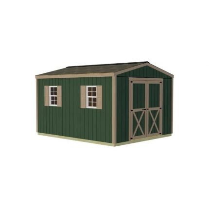 Best Barns Handmade Haven 10×12 Wood Shed Kit – Gable Roof, Eave Door (HHAVDE12) image 1