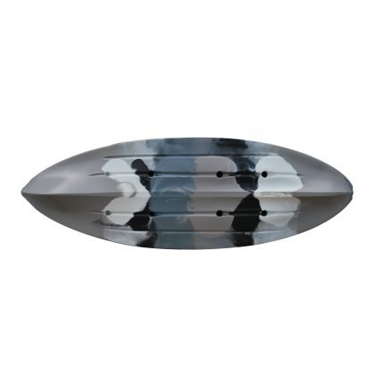 Brooklyn Kayak UH-FK184-GRY 9 ft. 2 in. Sit on Top Single Fishing Kayak Seat And Paddle – Grey Camo image 1