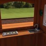 Backyard Discovery Shenandoah Cedar Wood Swing Set Slide image 4