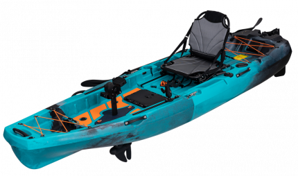 10ft Radar Modular Propeller Drive Pedal Fishing Kayak | 430lbs Capacity | 2 Piece image 0