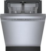 Bosch SHE41CM5N 300 Series 24″ Dishwasher 48 db – Recessed Handle, Stainless Steel image 6