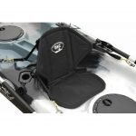 Brooklyn Kayak UH-FK184-GRY 9 ft. 2 in. Sit on Top Single Fishing Kayak Seat And Paddle – Grey Camo image 3