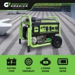 13,000W Dual Fuel Portable Generator, Powered by Gas or Propane, Electric Start, Home Backup & RV Ready image 2