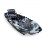 3 Waters Big Fish 108′ Length Urban Camo Pro Fish Pedal Drive Cathedral Hull image 1