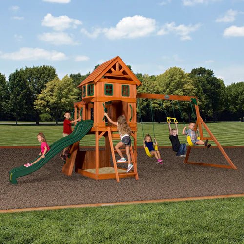 Backyard Discovery Atlantis Wooden Swing Set image 1