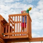 Backyard Discovery Skyfort II Cedar Wood Swing Set image 3