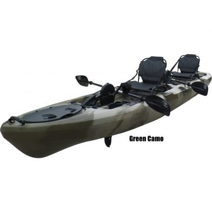 BKC PK14 14′ Tandem Sit-On-Top Pedal Drive Kayak image 0