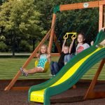 Backyard Discovery Tanglewood Cedar Wood Swing Set image 3
