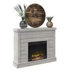 Alaya Wall Mounted Electric Fireplace Sand & Stable Finish image 7