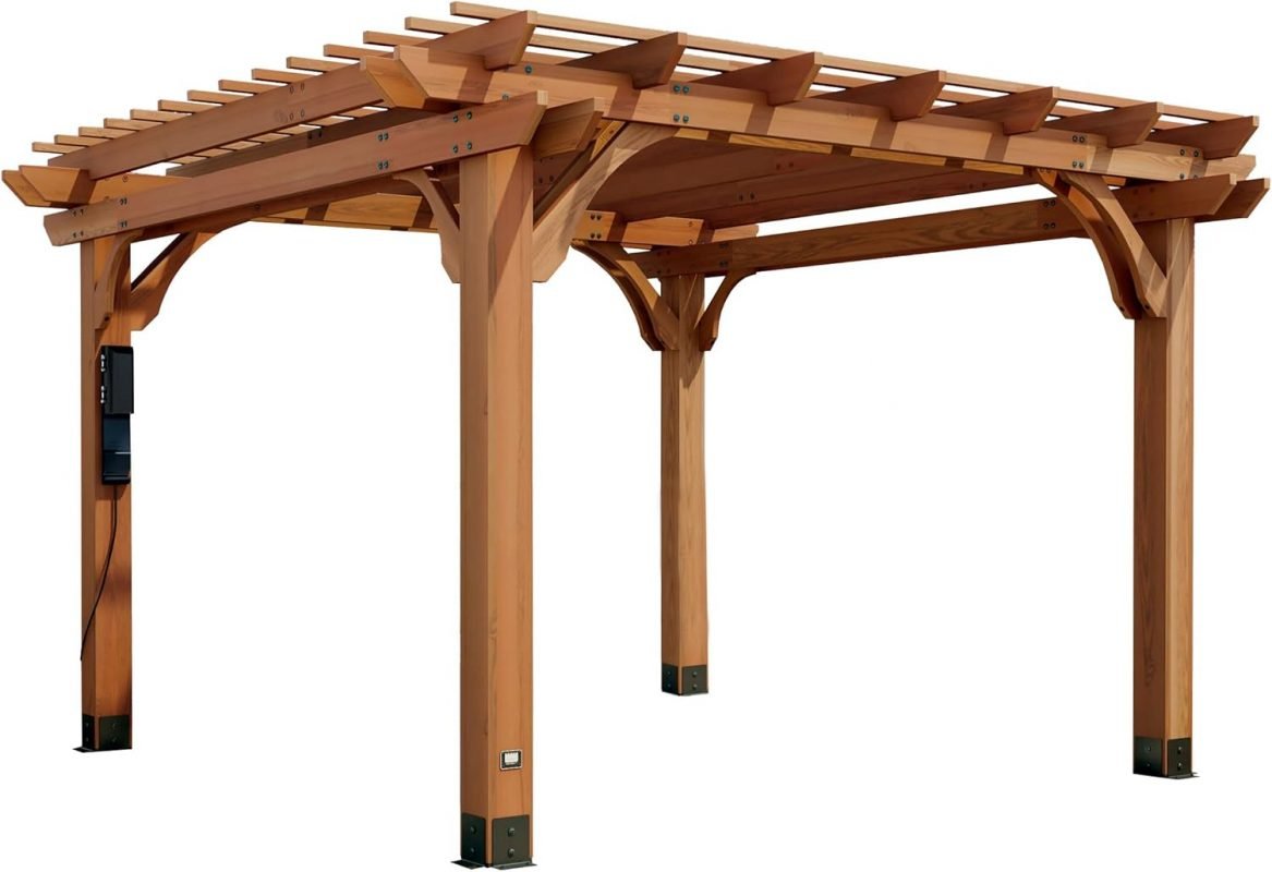 Backyard Discovery Beaumont Freestanding Pergola 2101579COM image 0