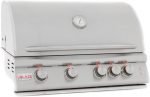 Blaze 32 Inch 4-Burner LTE Gas Grill with Rear Burner and Built-in Lighting System image 0