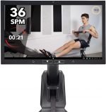 Aviron Strong Series Rower: 22″ HD Touchscreen, Dual Air & Magnetic Resistance up to 100 lbs. Game-Based Workouts, Streaming, Compact Design image 1