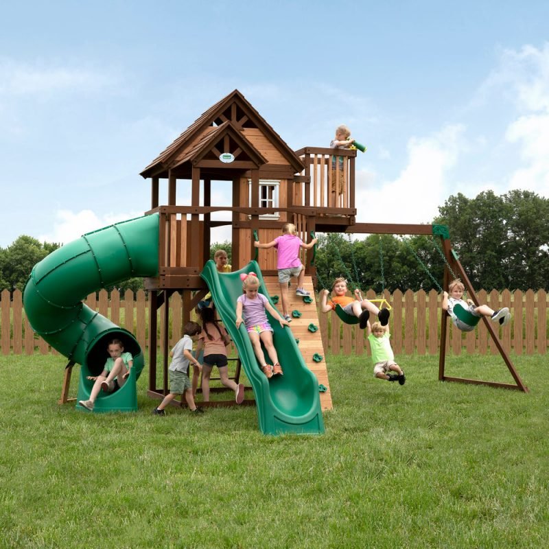 Backyard Discovery Skyfort III Swing Set image 0