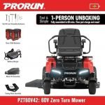 60V Zero Turn Riding Lawn Mower image 6