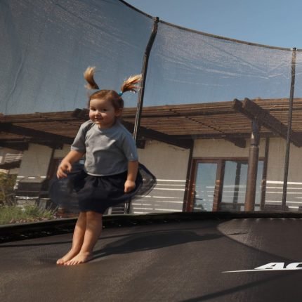 Acon Air 12ft Round Trampoline with Premium Net and Ladder image 1