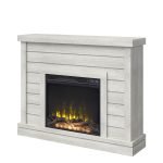 Alaya Wall Mounted Electric Fireplace Sand & Stable Finish image 3