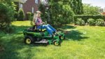 60V 42” Electric CrossoverZ Zero Turn Mower with (6) 8 Ah Batteries and (3) Dual Port Turbo Chargers image 1