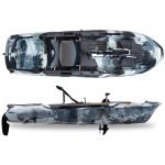 3 Waters Big Fish 108′ Length Urban Camo Pro Fish Pedal Drive Cathedral Hull image 0